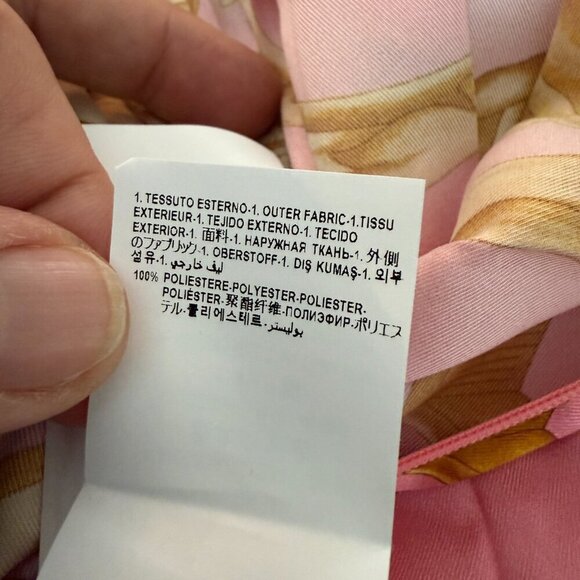 Versace Heritage Print Pleated Mini Skirt, 42 (US 6) 44 (US 8), NWT Retail 1850 - Picture 9 of 12